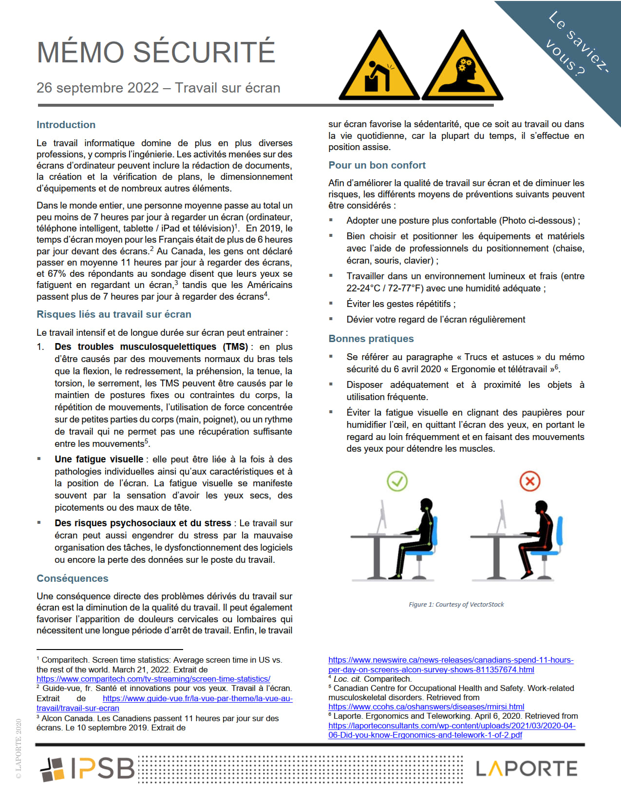 Travail Sur Cran Laporte Consultants